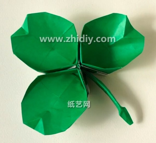 Origami flower clover handmade origami video tutorial