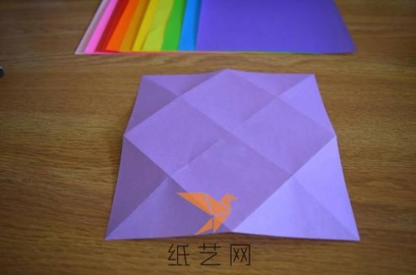 Making colorful origami fireworks