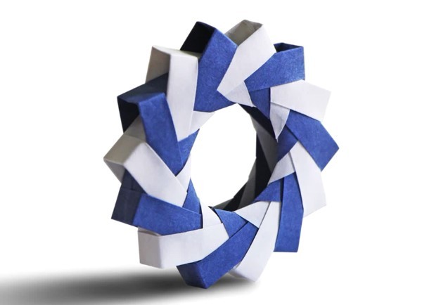 3D Origami Ring Manual Origami Tutorial