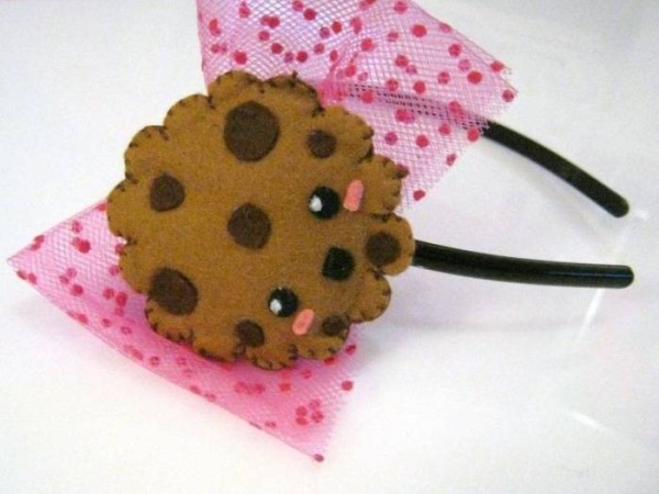 Cute Cookie Headband and Brooch Making Tutorial