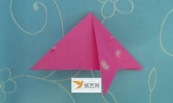 How to fold a simple peach