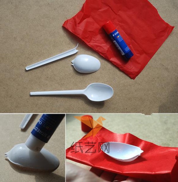 Make cute little dolls with disposable spoons