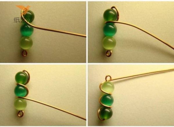 Beading Tutorial: Replace Dendrobium Pearls with Green Beads and Beaded Earrings Making Tutorial