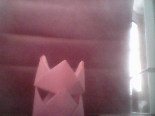 Beautiful and cute origami crown