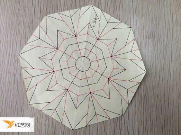 Illustrated tutorial on folding method of beautiful babaihua