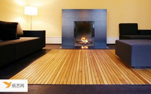 There is no need to invest time in the construction of wooden floors. Using wooden carpets can be completed in one second.