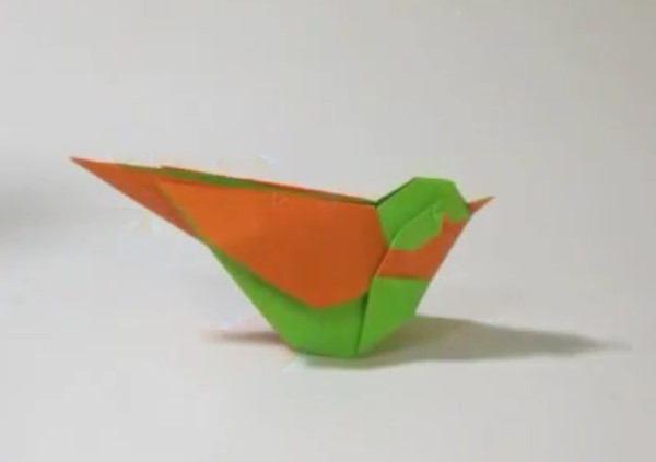 Exquisite handmade origami bird tutorial