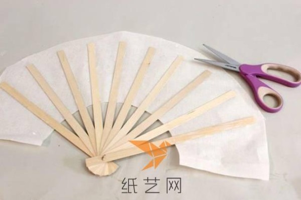 Very artistic folding fan handmade tutorial