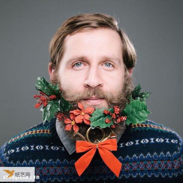 12 weird Christmas beards that make bearded men more personalized