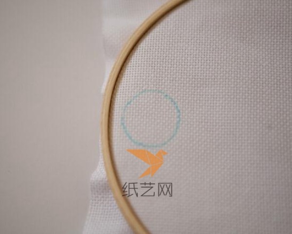 Beautiful cross stitch geometric pattern ring making tutorial