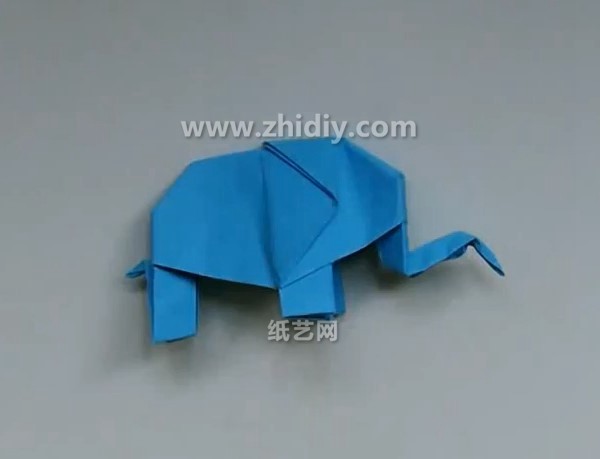 Simple origami elephant handmade video tutorial