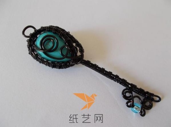 Super beautiful handmade winding key Valentines Day gift