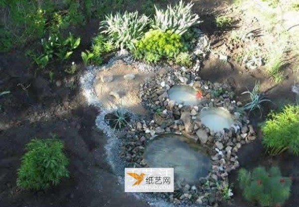 Use waste tires to create a personalized pool