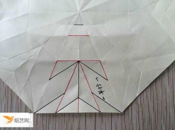 Illustrated tutorial on folding method of beautiful babaihua