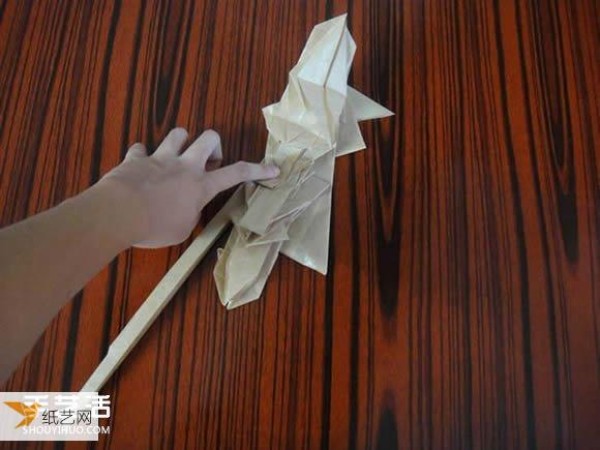 Origami tutorial for Shakugan anime character Shana