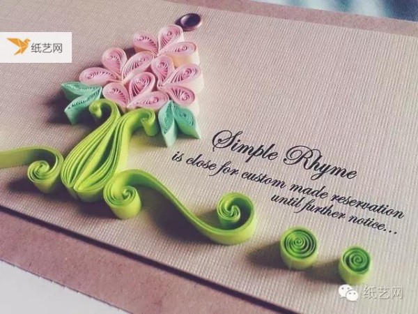 The greeting cards made of quilled paper are particularly touching! Full of sincerity!