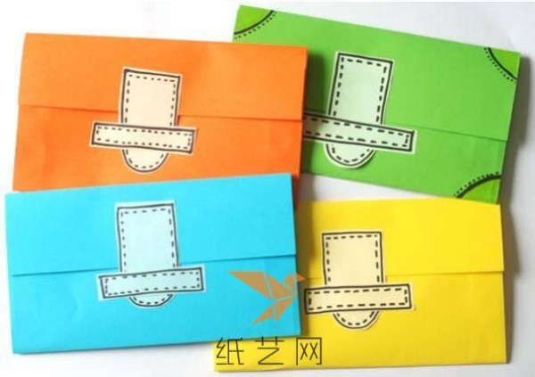 Cute origami wallet making tutorial for children