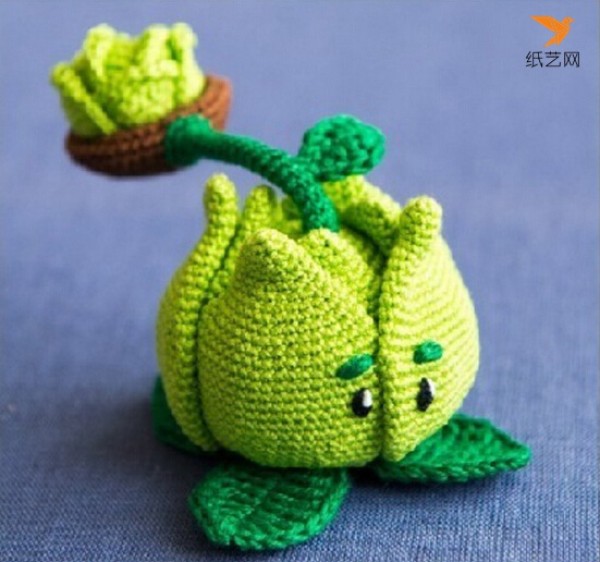 Crochet Plants vs. Zombies Cute Cabbage Making Tutorial