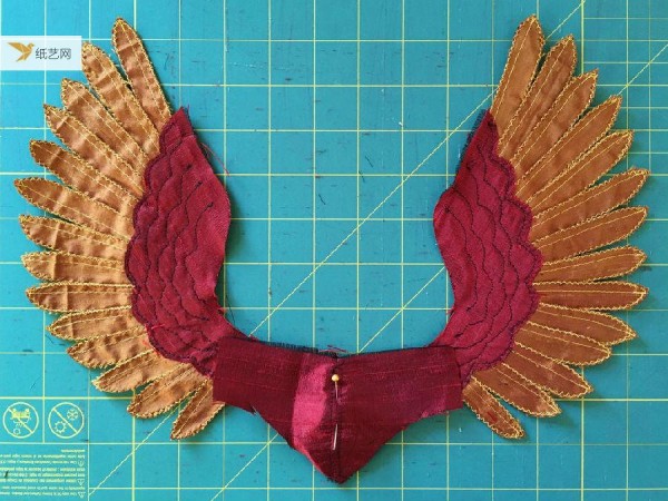 Super beautiful! Fabric Phoenix Mask (with tutorial and template)