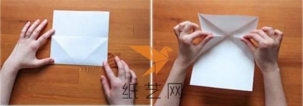 How to fold letter paper into heart shape