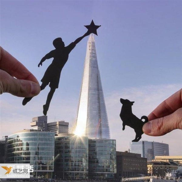 When paper-cut art meets architecture, global landmarks have been damaged