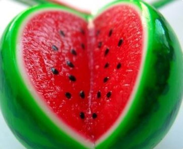 Tutorial on how to make juicy watermelons using ultra-light clay