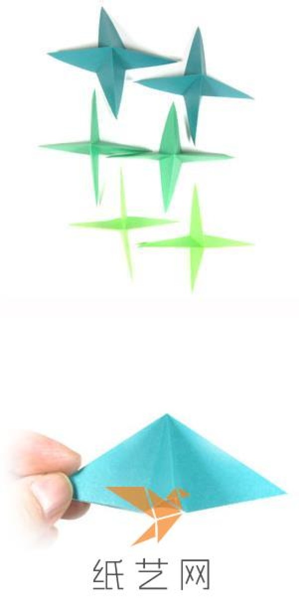 Tutorial on making a wonderfully shaped three-dimensional star origami module