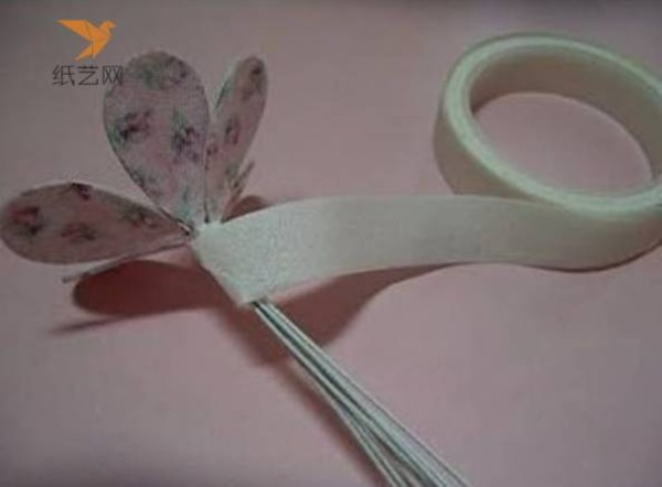 Fabric Art Tutorial Fabric Wire Flower DIY Making Tutorial