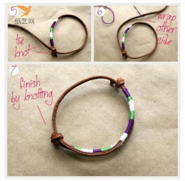 Tutorial on turning waste into treasure: turning waste belts into chic rope bracelets