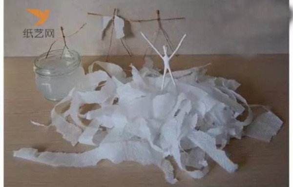 Paper Craft Tutorial Paper Craft Tutorial of a Dancing Girl Made from Wire and Tissue Paper