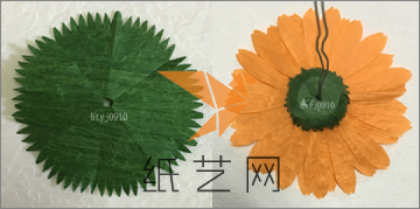 Paper Art Gerbera Flower Making Tutorial