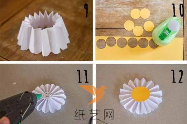 Small and fresh origami paper flower making tutorial