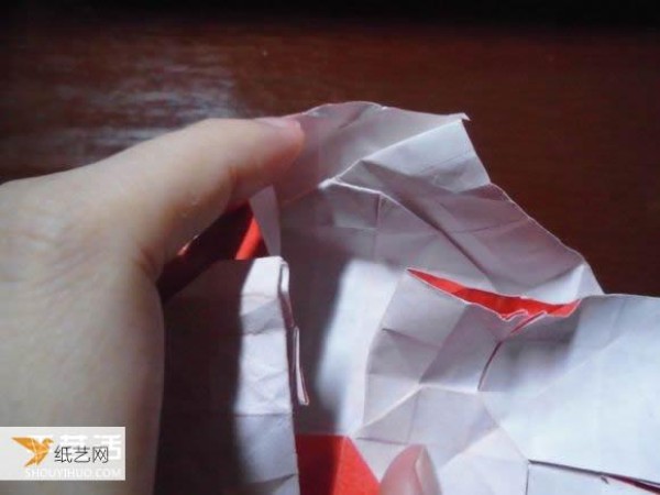 Super complicated kissing fish heart origami illustration process