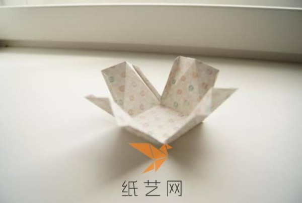 Christmas gift wrapping box origami box making tutorial