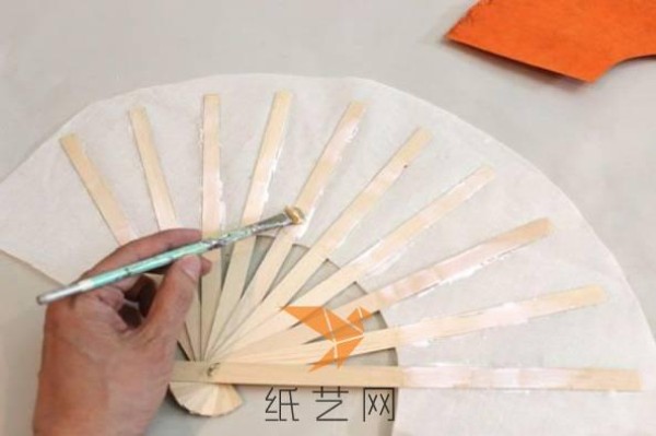 Very artistic folding fan handmade tutorial