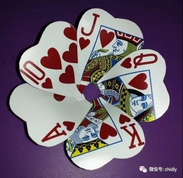 Poker flower making tutorial (illustrated tutorial)