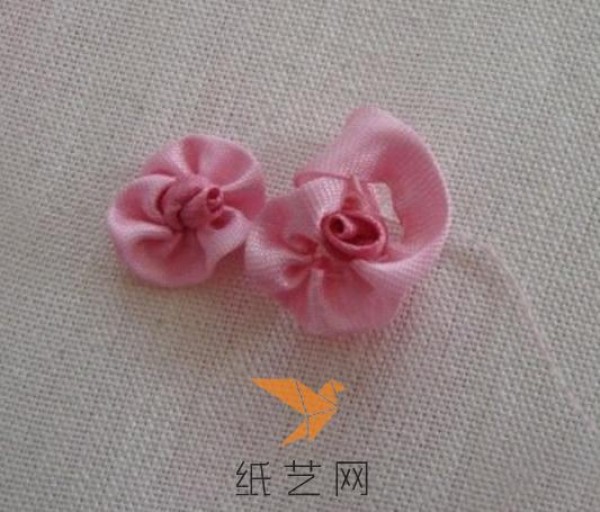 Ribbon embroidery plum blossom embroidery tutorial fabric art tutorial