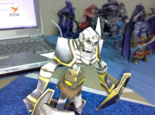 [Paper Model] DOTA Skeleton King handmade paper model drawings free download