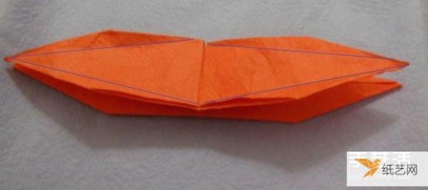 A step-by-step illustrated tutorial on the manual folding of a beautiful and exquisite paper sailboat