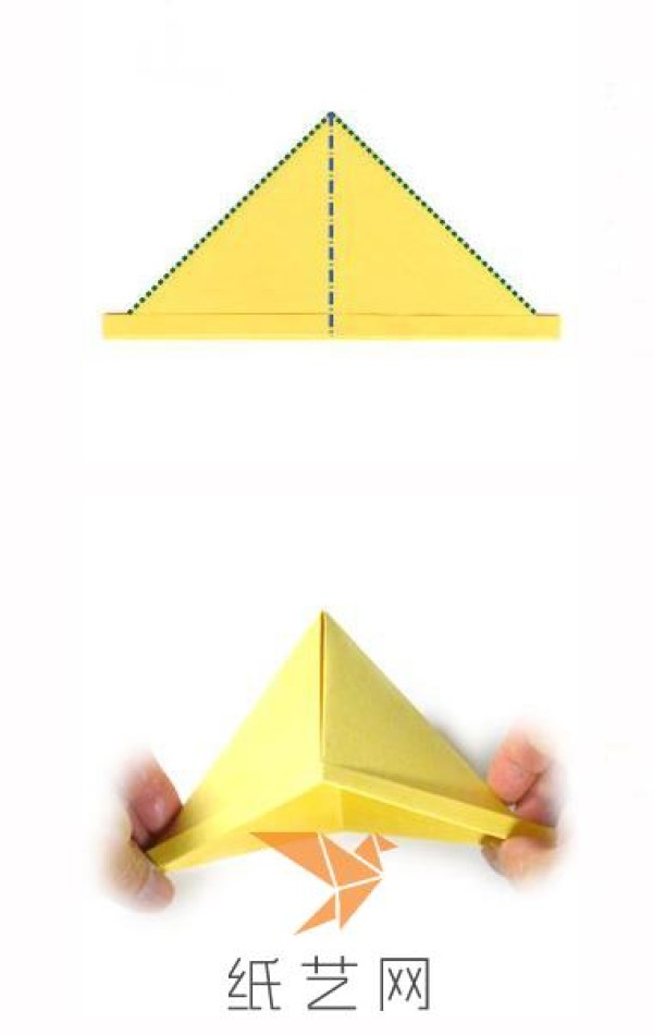 Tutorial on making origami boats for children during the Mid-Autumn Festival