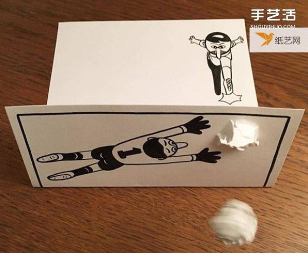 All you need is a pen and paper, and Danish artists tear paper to create personalized humor!