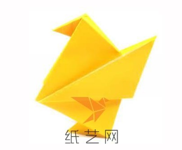 Year of the Rooster Spring Festival Origami Chicken Handmade Tutorial for Children