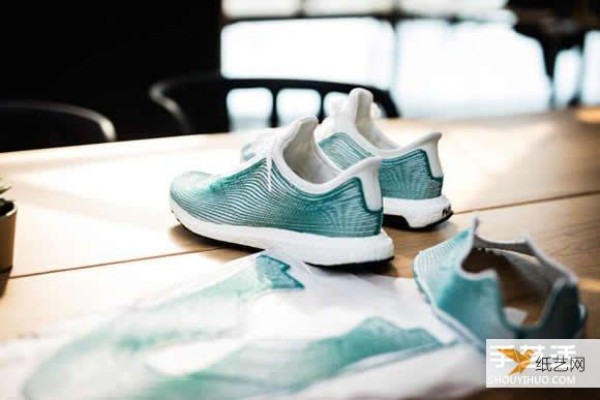 adidas jogging shoes made from 100% recycled ocean waste