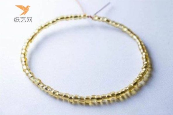 Gorgeous Style Beaded Gold Crown Making Tutorial Beading Tutorial