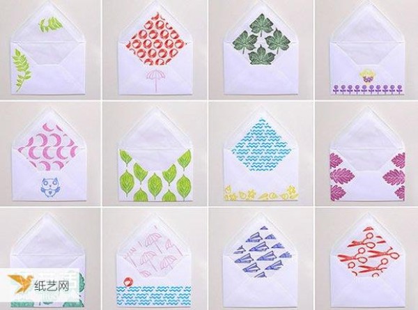 A simple, cute and fresh rubber stamp pattern material