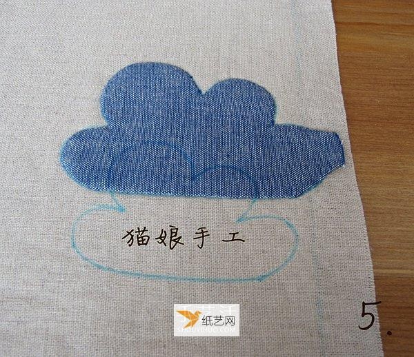 Use non-woven fabric to make beautiful Xiangyun table mats