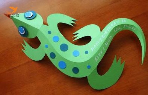 Simple and interesting lizard craft tutorial for children