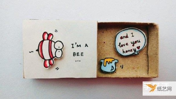 Appreciation of handmade pictures of matchbox stickers