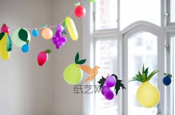 Simple and beautiful balloon making fruit decoration tutorial