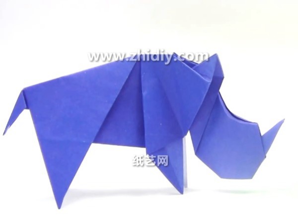 Origami Encyclopedia - Origami Rhino Origami Video Tutorial